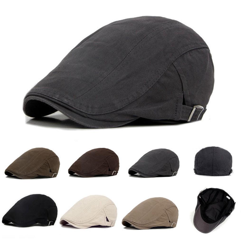 Mũ beret thiết kế trơn đơn giản cá tính thời trang dành cho nam