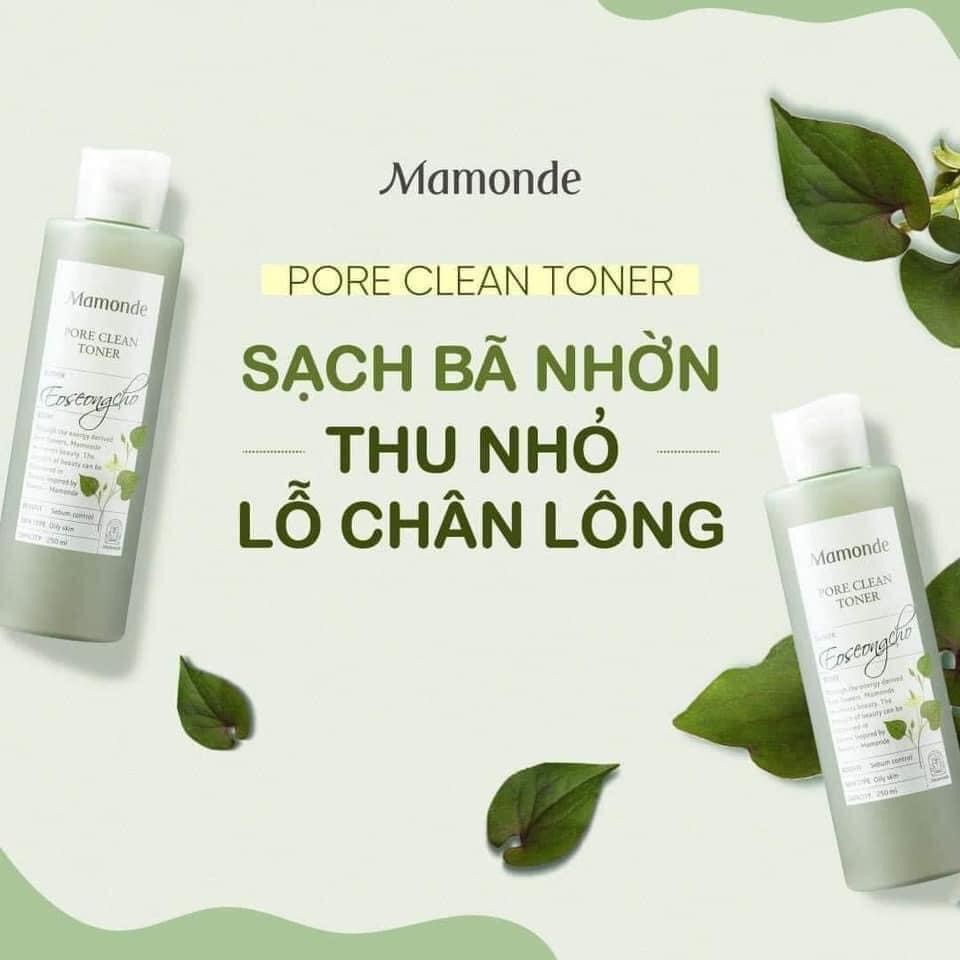 Toner Mamonde Diếp Cá Pore Clean Eoseongcho Dành Cho Da Dầu Mụn chính hãng