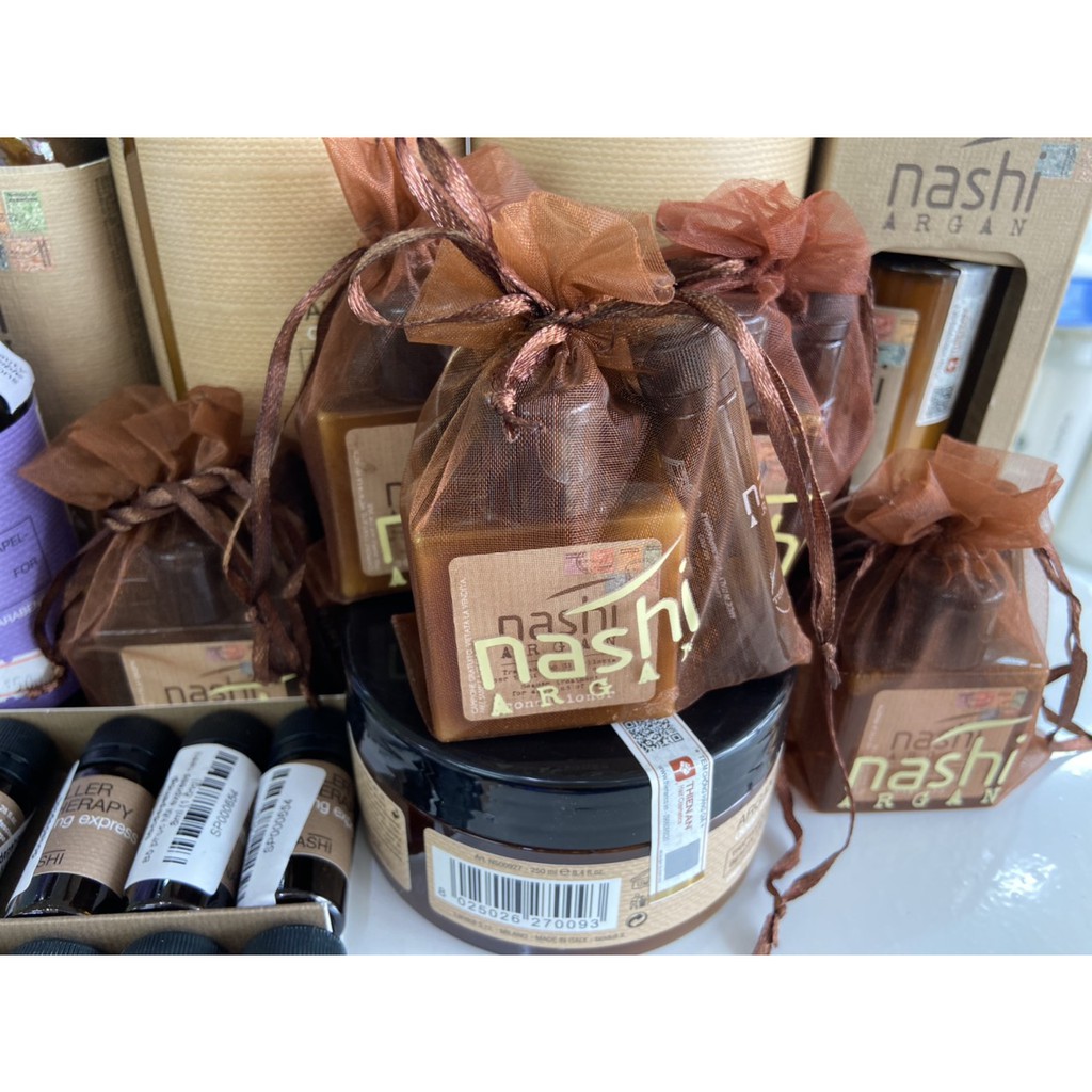Bộ du lịch chăm sóc tóc Nashi Argan – 30ml, phục hồi tóc yếu, hư tổn