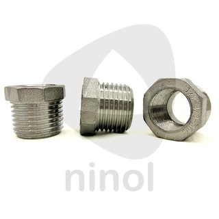 Cà rá Inox 304 ren trong 17mm bộ 10 cái