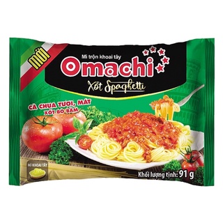 Mì trộn omachi sốt spaghetti bò bằm 91g