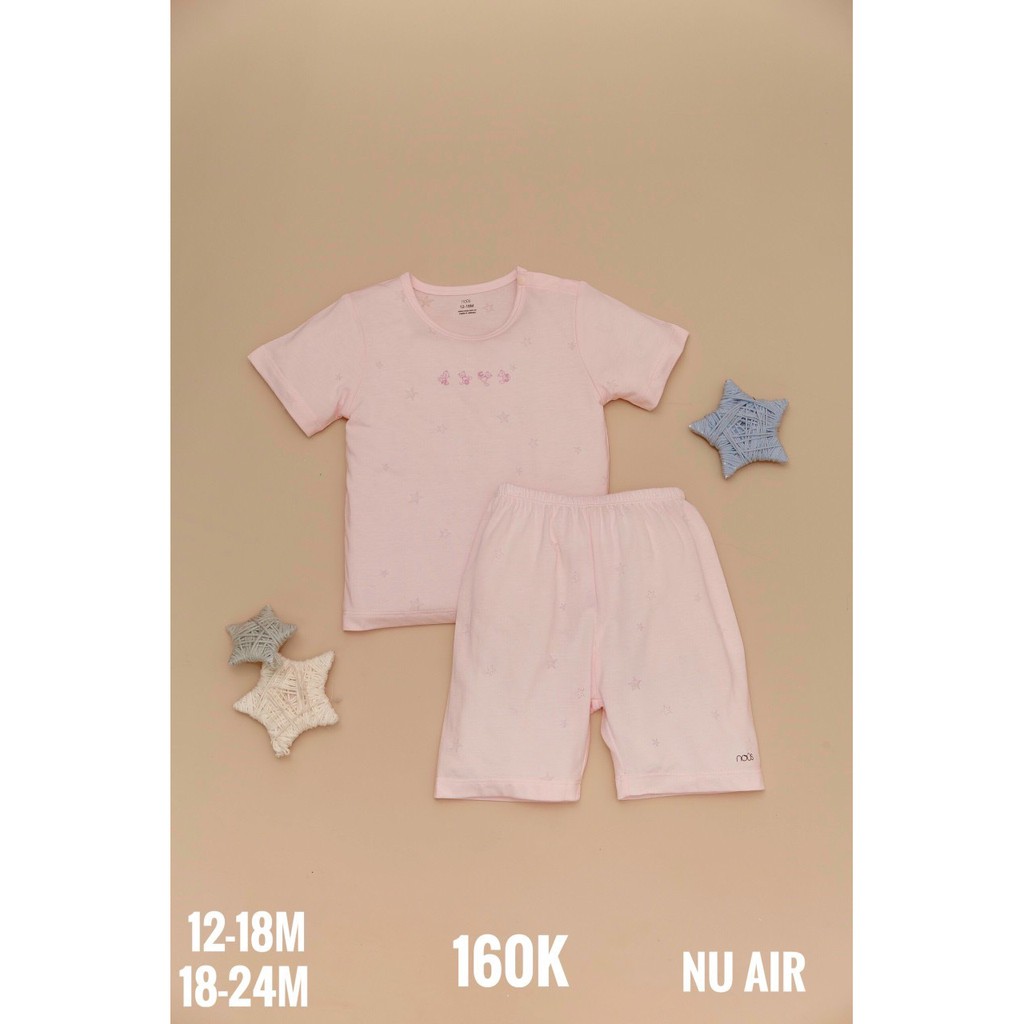 [NOUS chính hãng] Nous Bộ Quần Áo Cài Vai Cộc - nhiều mẫu - (Size 12-18M, 18-24M) - N26