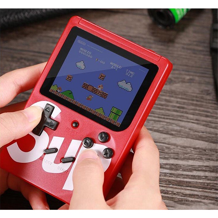 Máy chơi game cầm tay 400 trò - Máy chơi game SUP G1 Plus 400 In 1 Tặng kèm tay cầm - Bảo hành 12 tháng