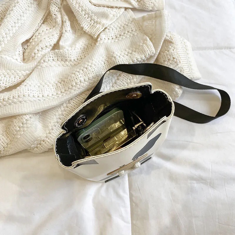 Túi đeo chéo hình hộp bò sữa siêu đáng yêu