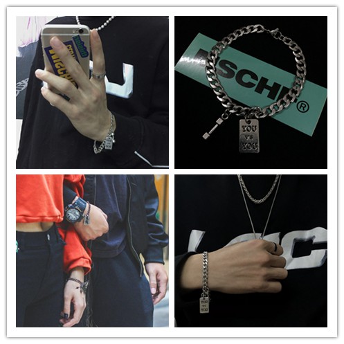 Vòng Tay Kiểu Dáng Cá Tính Phong Cách Hip-Hop Hàn Quốc