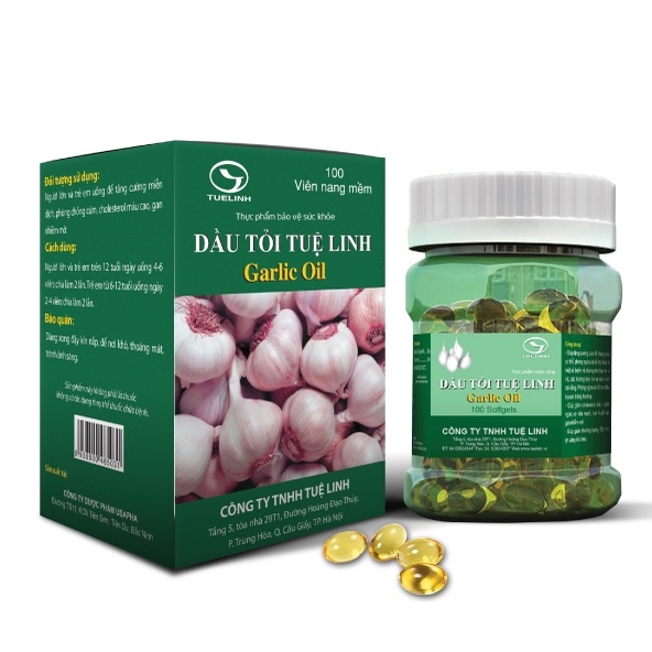 Dầu Tỏi Tuệ Linh - Hỗ trợ giảm tình trạng chướng bụng, đầy hơi, ăn uống khó tiêu