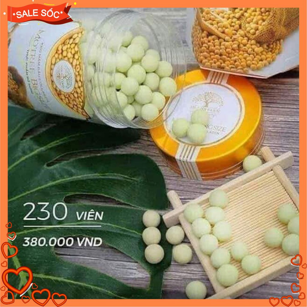 Kẹo mầm đậu colagen tăng vòng 1 MOCHA