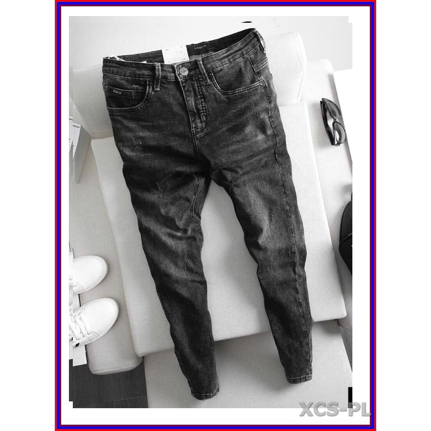 Quần jean nam cao cấp CÀO NHẸ 384 màu NGẢ ĐEN không xù lông, không ra màu, chất giãn tốt sho3-10