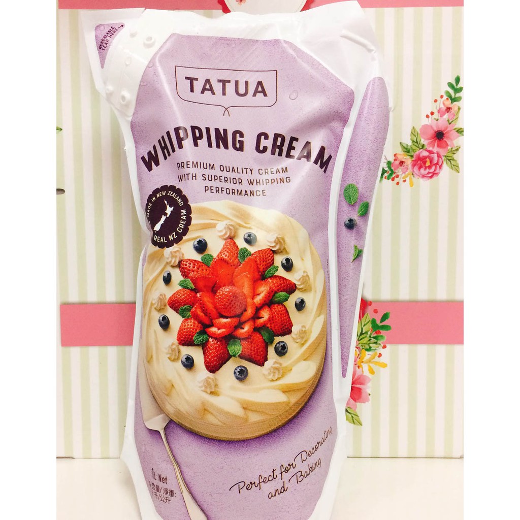 💥 HỎA TỐC 💥 Kem tươi Whipping Cream TATUA - Túi 1 lít