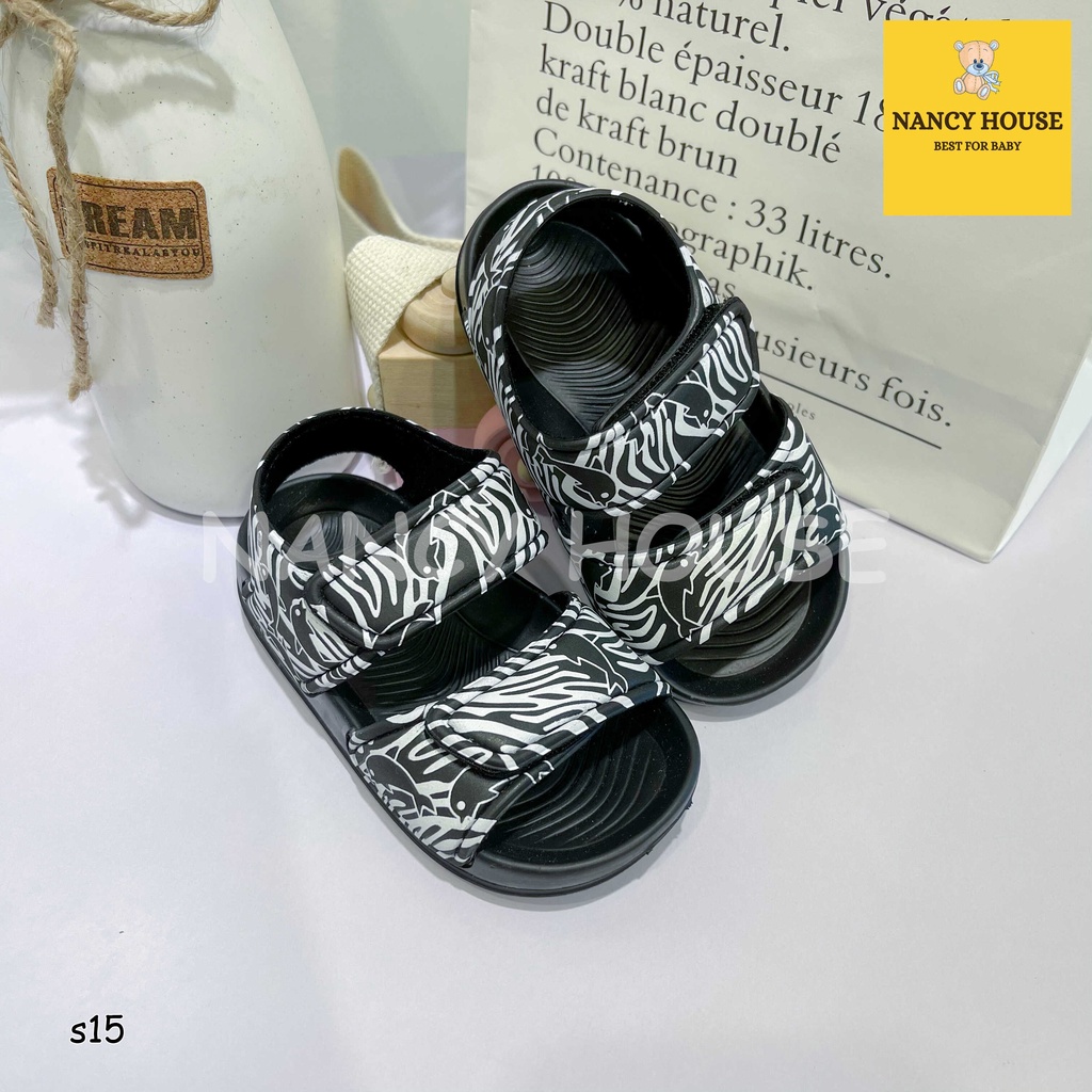 Dép sandal Disney siêu nhẹ siêu êm cho bé trai bé gái kiểu dáng ngộ nghĩnh chống trơn trượt an toàn cho bé