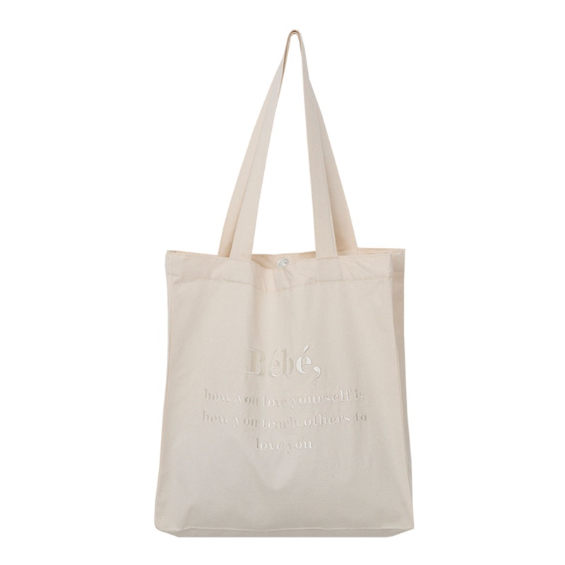 Túi vải Cỡ Lớn Thêu Chữ Thời Trang Cho Nữ Nece