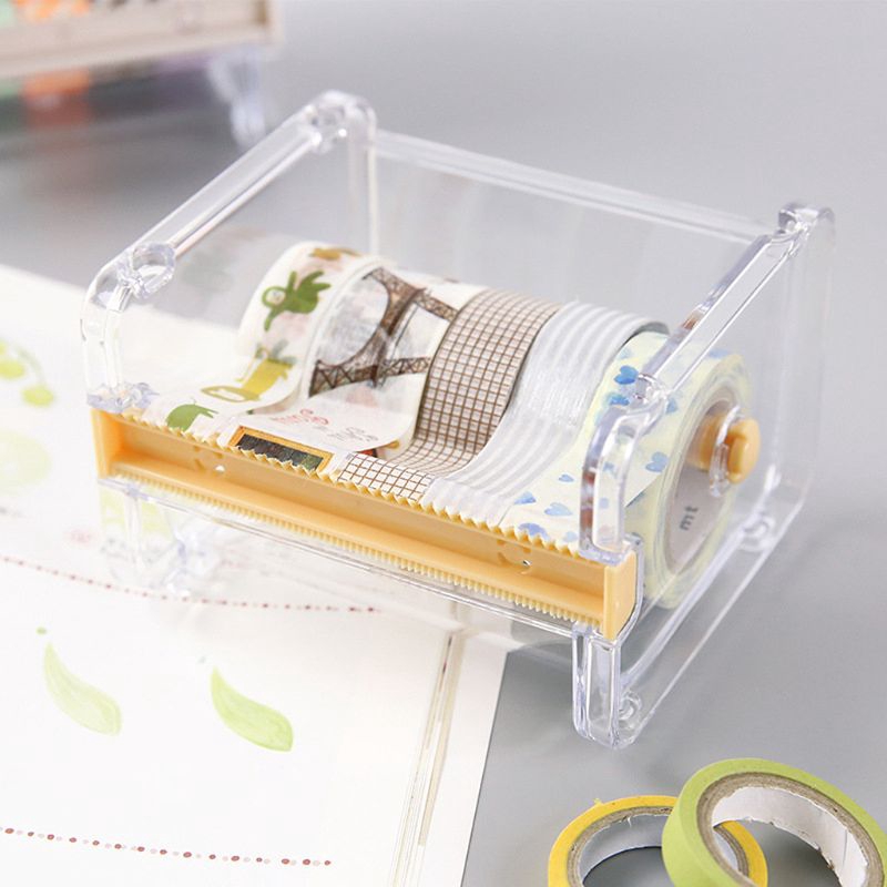 Hộp đựng cuộn băng dính chất liệu trong suốt thích hợp cho trường học / văn phòng