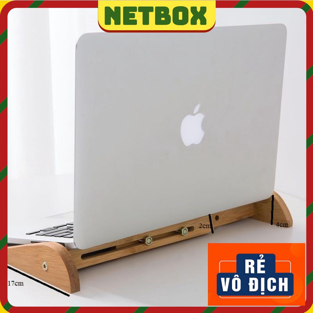 ❤️ Giá đỡ để laptop đa năng - Đế kê tản nhiệt cho laptop, macbook bằng gỗ loại 1 tầng bền rẻ đẹp.