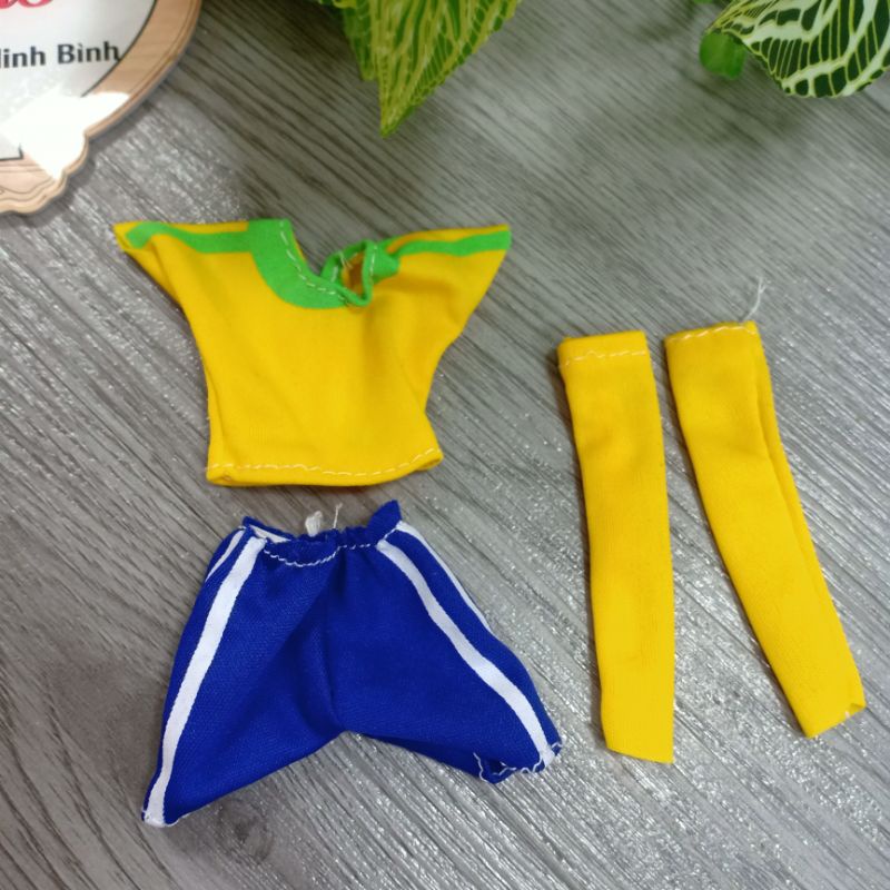 Các Bộ Đồ Thể Thao Bóng Đá Nam, Nữ Cho Búp Bê Ken, Búp Bê Barbie 30cm Loại Đẹp