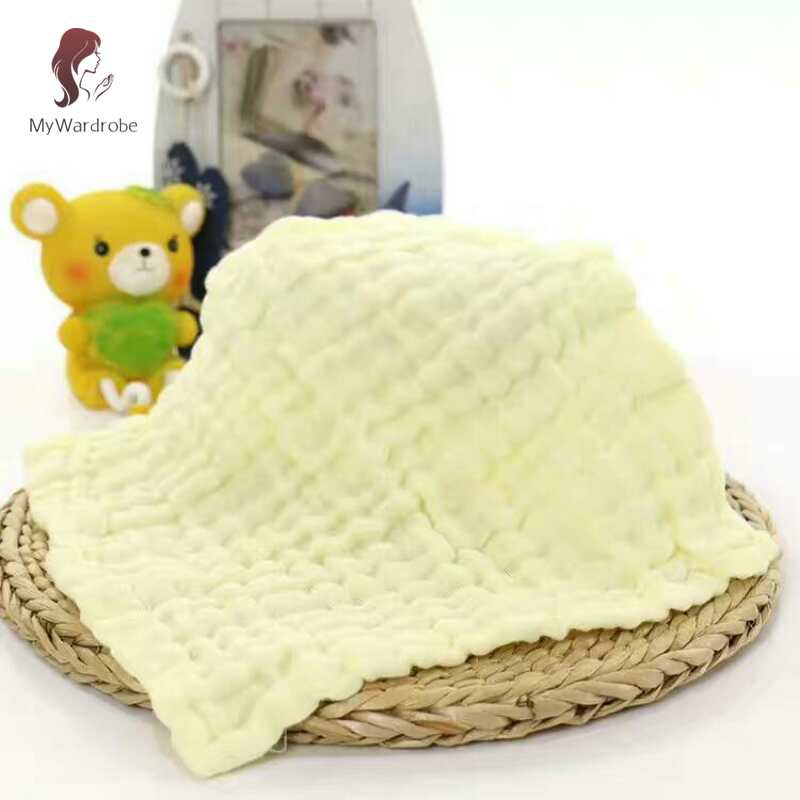 Set 5 Khăn Lau Cotton Mềm Mại Cho Trẻ Sơ Sinh