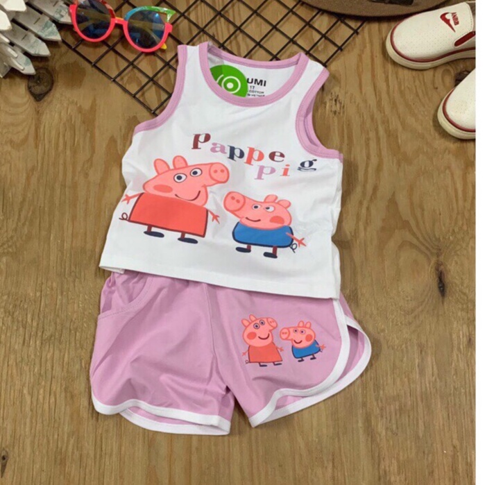 Bộ Đùi Bé Gái Thun Cotton Mát Mẻ Mùa Hè co giãn 4 chiều thông hơi ; vải xịn -K68-Trang 25 Kids