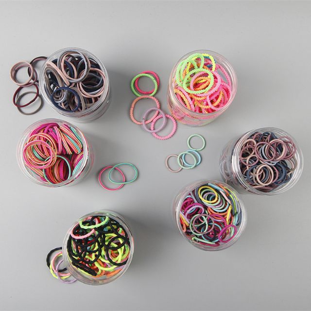 100 cái cột tóc cho bé đủ màu một kiểu