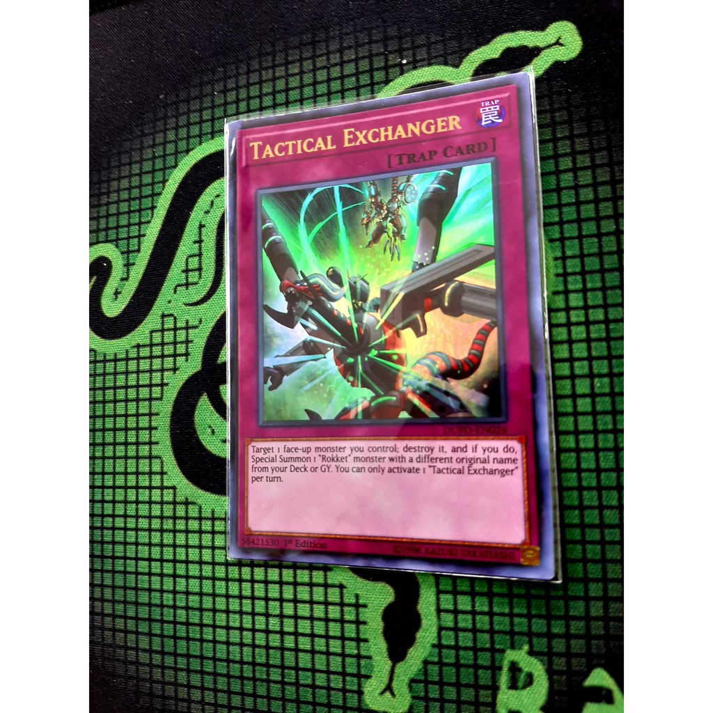 THẺ BÀI YUGIOH NEAR MINT -Tactical Exchanger - DUPO-EN026 - Ultra Rare 1st Edition