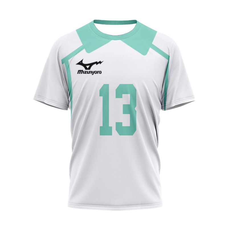 Áo Thun Tay Ngắn Họa Tiết Anime Haikyuu Aoba Johsai