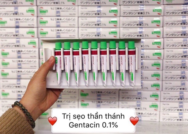 KEM TRỊ SẸO GENTACIN Nhật Bản