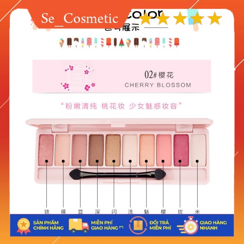 Bảng phấn mắt Lameila 10 ô- No3596 Play Color Eyes -W149-K08T3