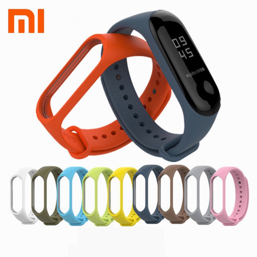 1 Dây Đeo Silicone Thay Thế Cho Đồng Hồ Thông Minh XiaoMi Mi Band 4 3 4 3 Mi Band 4 3 M3 M4