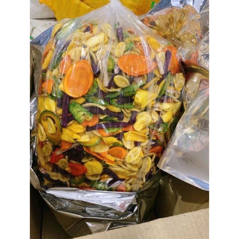 500GR HOA QUẢ SẤY THẬP CẨM NGUYÊN CÁNH ĐÀ LẠT GIÒN XỐP