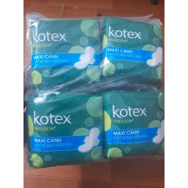 Băng vệ sinh kotex bịch 8 miếng maxi cánh