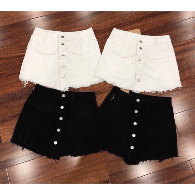combo chân váy jean