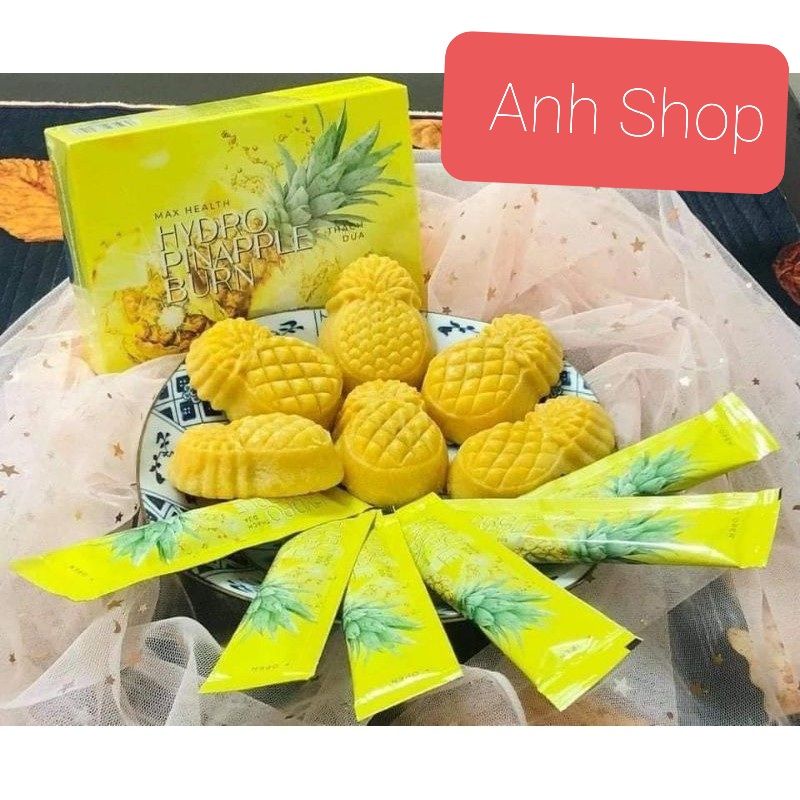 Combo 1 hộp Thạch Dứa MATXI&quot; CORP 10 gói/ hộp nguyên mới