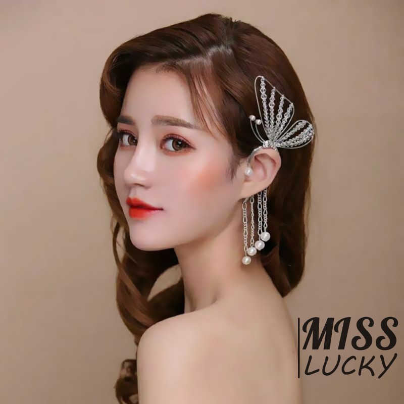 BUTTERFLY 1 Khuyên Tai Nữ Kiểu Dáng Thời Trang Cá Tính