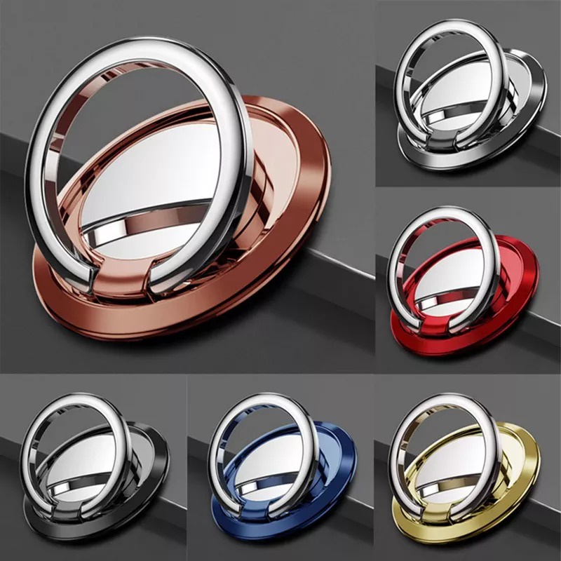 360° Giá Đỡ Điện Thoại Dạng Nhẫn Đeo Ngón Tay Từ Tính Tiện Dụng