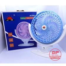 Quạt để bàn dùng pin sạc kiêm luôn đèn bàn .
