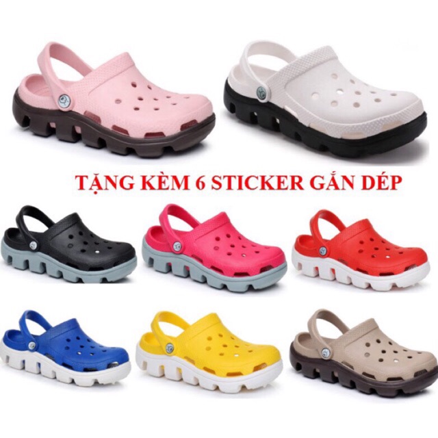 Dép sục tặng kèm 10 sticker