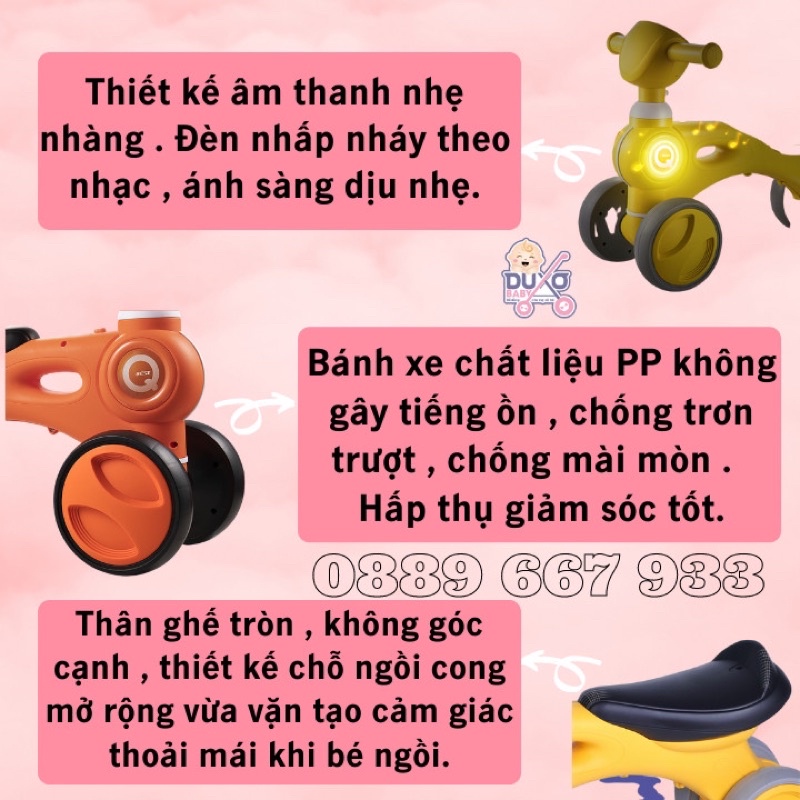 Xe chòi chân cho bé cao cấp có nhạc và đèn