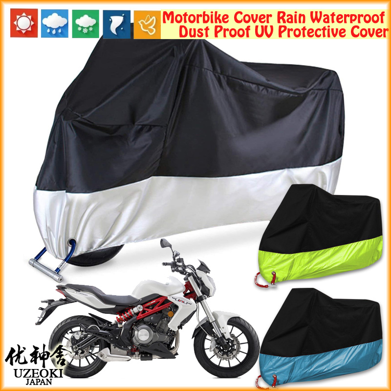 UZEOKI Benelli TNT300 Motorcyle Cover Motorbike Cover Nắp đậy xe máy Nắp đậy xe máy Nắp che xe máy Xe máy chống thấm nước che mưa che moto Selimut Động cơ Mưa Chống thấm Bụi Bụi UV Vỏ bảo vệ động cơ Sarung Motor Sarung Motor