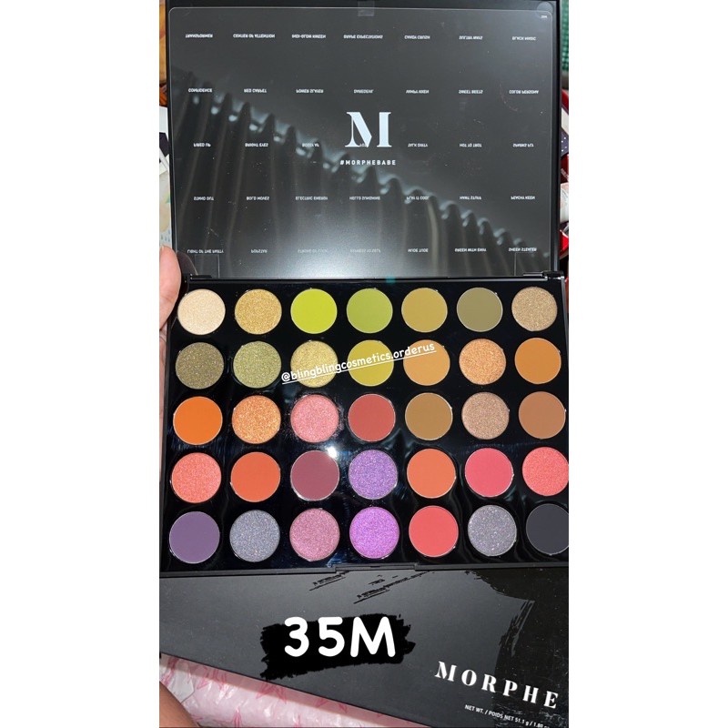 Bảng phấn Morphe 35 ô (35O3, 35G, 35F, 35M, 35XO) | BigBuy360 - bigbuy360.vn