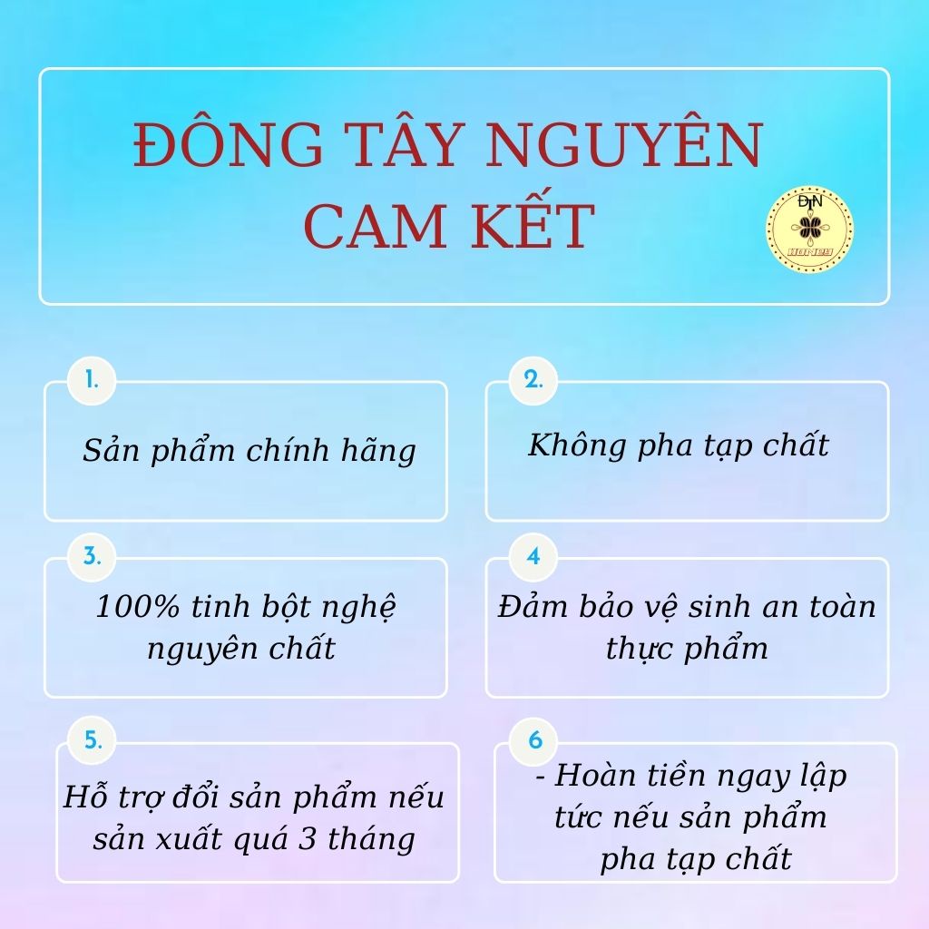 Tinh bột nghệ nguyên chất Đông Tây Nguyên 1 Kg hàng cao cấp tặng mật ong bạc hà 100ml đơn từ 510k