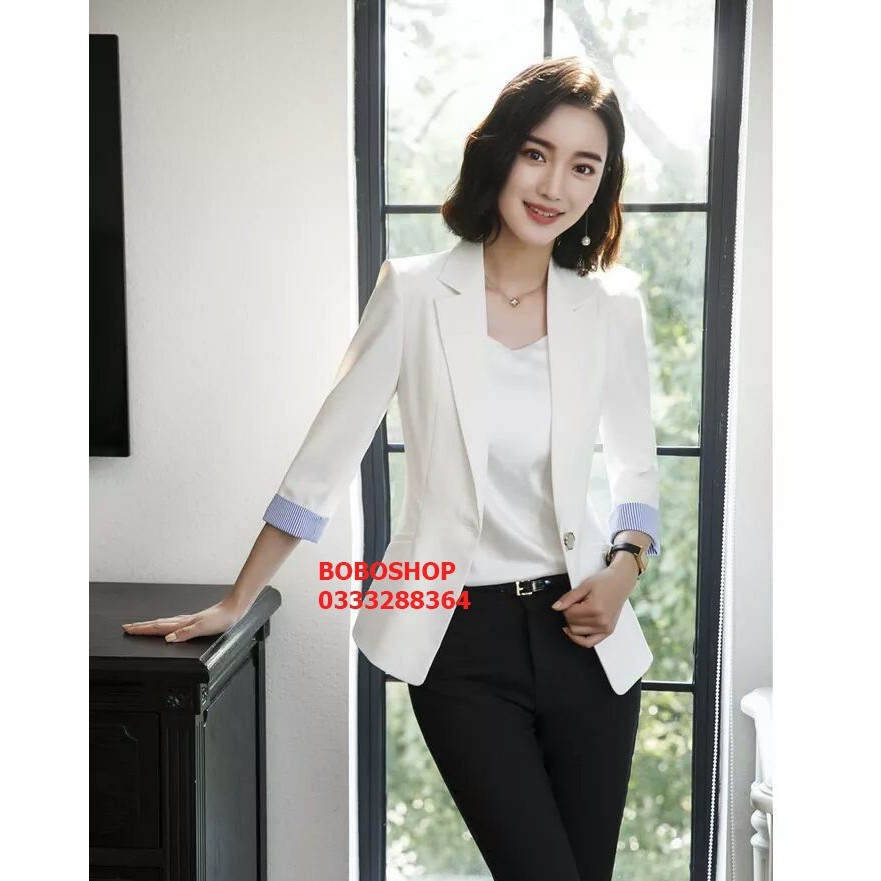 Áo Vest Phối Sọc Sang Chảnh Helen