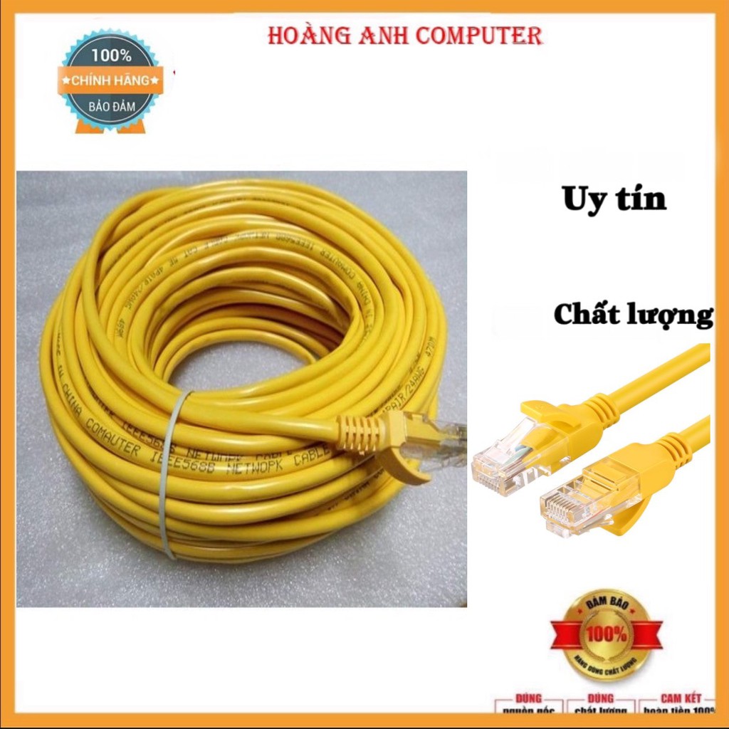 Dây Mạng Cao Cấp - Cáp Mạng Bấm Sẵn 2 Đầu Cát 5E HA36