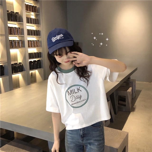 Áo thun tay lỡ form rộng