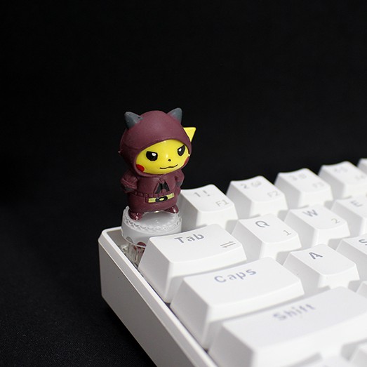 Keycap lẻ hình Pikachu cosplay siêu dễ thương( Keycap Artisan )