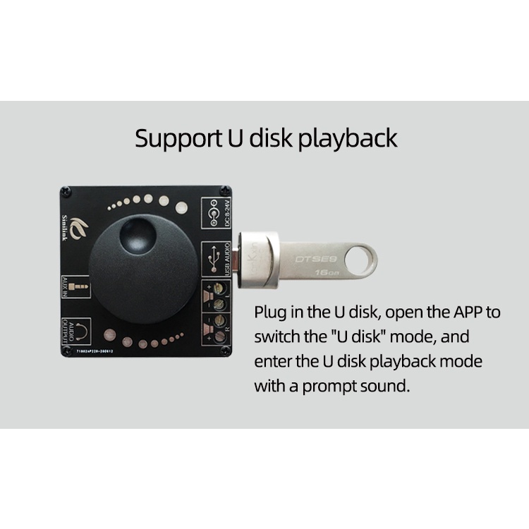 Mô-đun bảng khuếch đại kỹ thuật số DIYMORE bluetooth 5.0 AP15H 20WX2 Stereo 24V