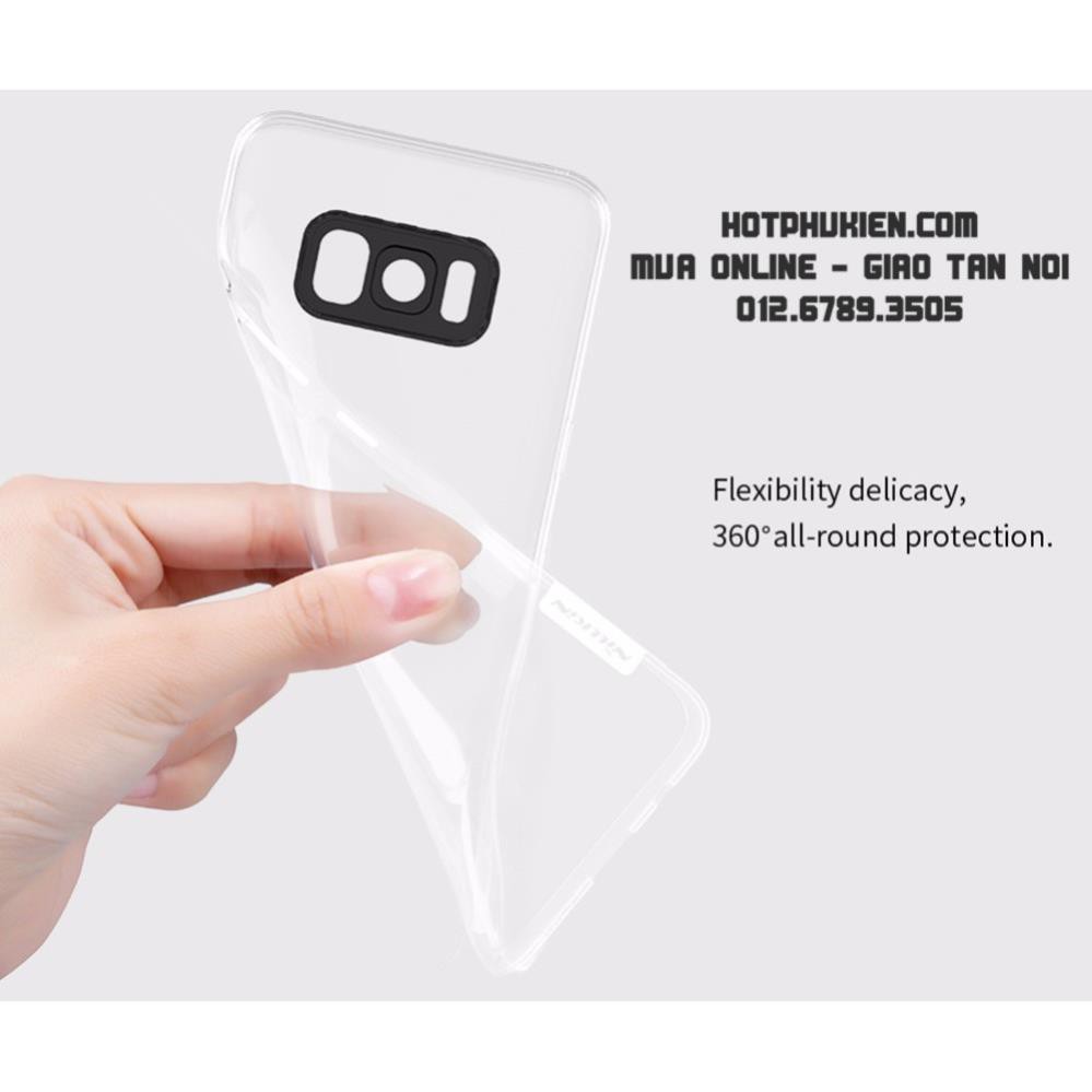 [BH 1 ĐỔI 1] Ốp lưng Samsung Galaxy S8 dẻo silicon trong suốt chính hãng Nillkin - Sản phẩm chính hãng