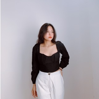 Áo crop cúp cột nơ hở lưng - MSA998 - 2 màu