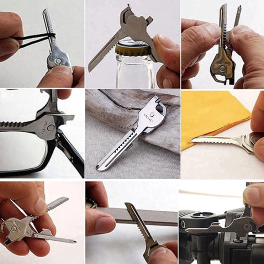 Dụng cụ đa năng hình chìa khóa có thể dùng để mở nắp chai