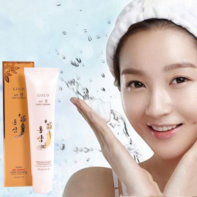 Sữa rửa mặt sâm Hàn Quốc. làm sạch sâu và dưỡng ẩm cho da, tái tạo các lớp bảo vệ da trước các biến đổi của môi trường..