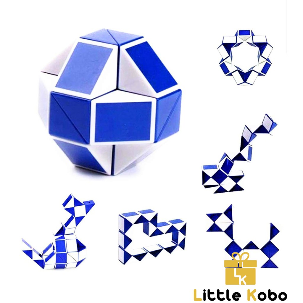 [3 Mẫu] Rubik Biến Thể Snake QiYi Twist Puzzle Cao Cấp Rubic Rắn Đồ Chơi Thông Minh