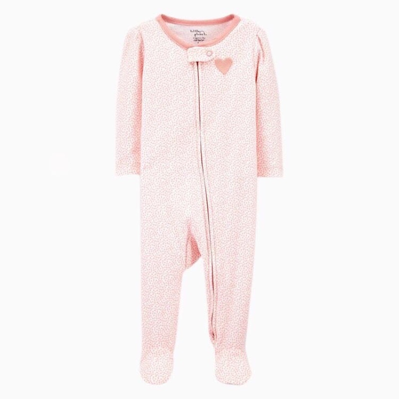 Sleepsuit body liền thân xuất dư xịn chất liệu 100% cotton cho bé gái từ 3-12m