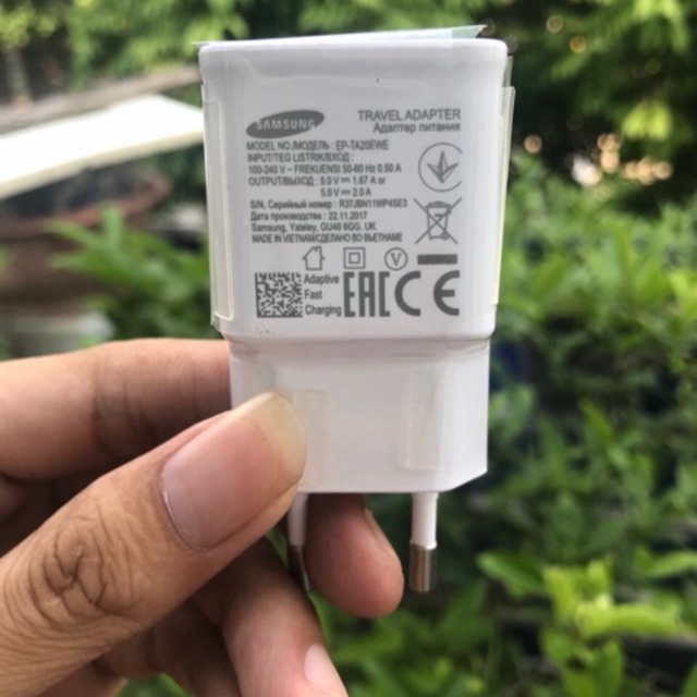 Củ sạc nhanh S7/S7 EDGE zin bóc máy